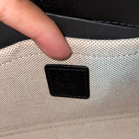 MCM Delmy Visetos Mini Logo Chain Shoulder Bag - Picture 5 of 7